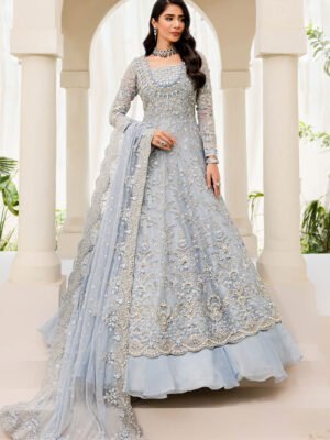 Designer Bridal Lehenga for Wedding with Embellished Gown