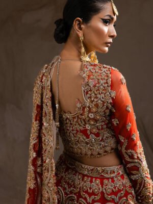 ElegantRedBridalLehengaandCholiPakistaniWeddingDress.jpg