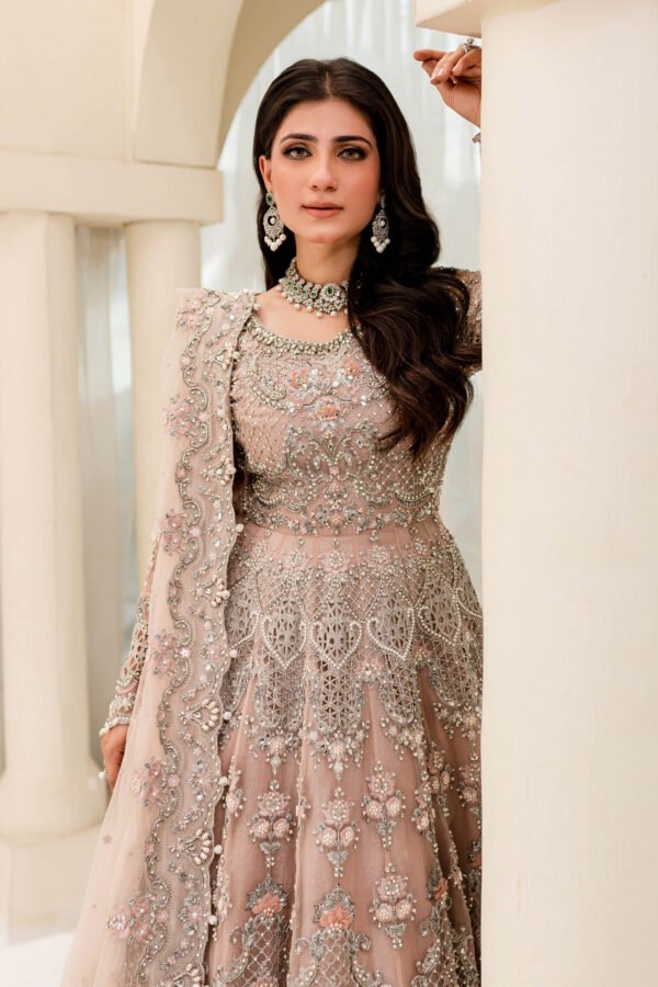 Pakistani Gown with Custom Made Bridal Lehenga for Brides