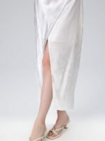 Sleeveless Improved Cheongsam Slit Design Long Dress
