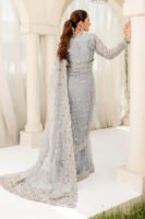 Pakistani Bridal Dress in Royal Saree Style for Wedding