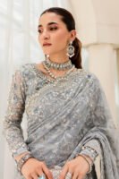 Pakistani Bridal Dress in Royal Saree Style for Wedding